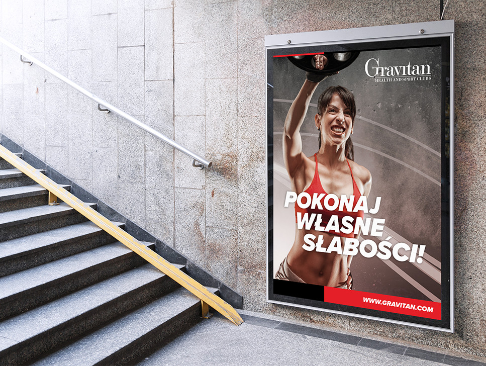 Gravitan — kampania outdoorowa dla klubów sportowych