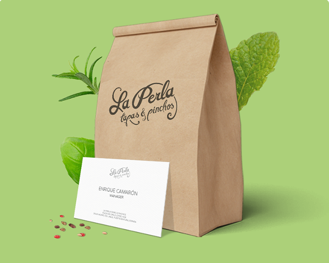 La Perla — branding restauracji i opakowania
